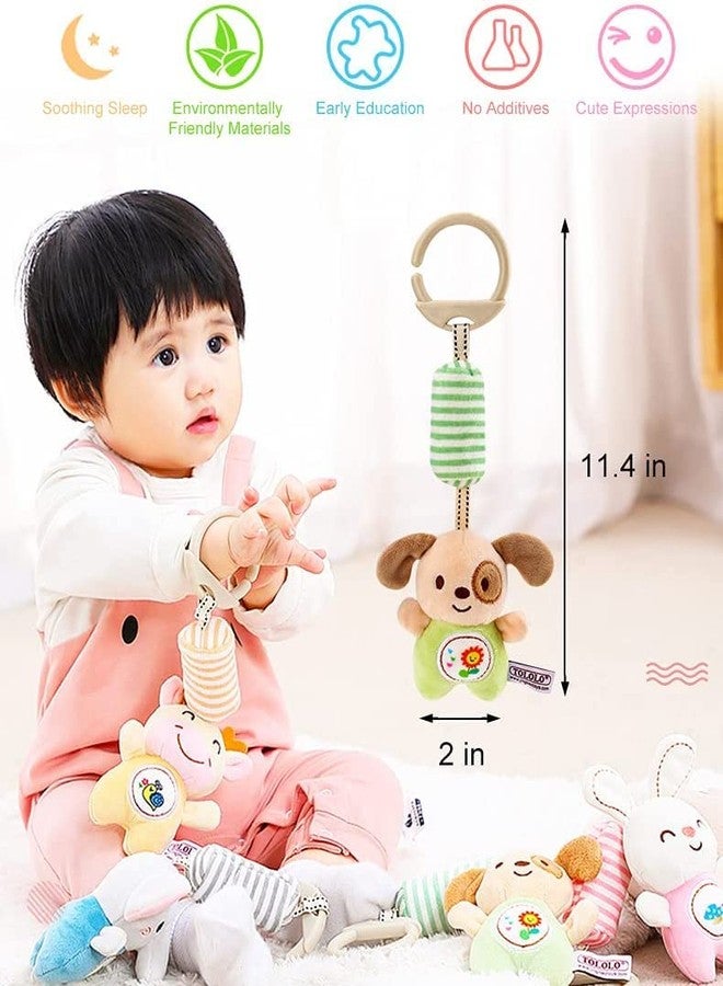 SMILE BABY Baby Crib & Stroller Plush Playing Hanging Toy Rattles (Rabbit) - Image 4